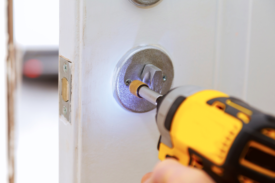 deadbolt repair service for residential door in Austin TX