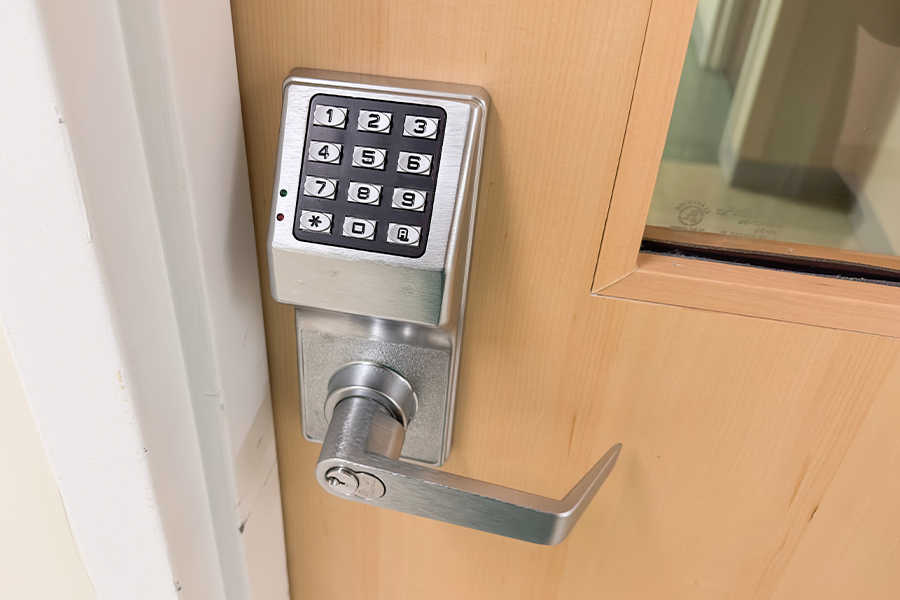 keyless entry lock installation for Austin home
