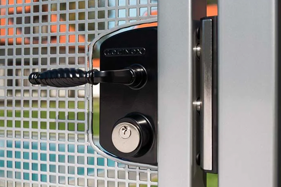 residential gate lock installation in Austin Texas